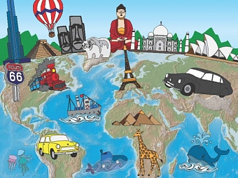 3D soutěž CESTA KOLEM SVĚTA